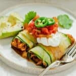 Zucchini enchilada recipe.