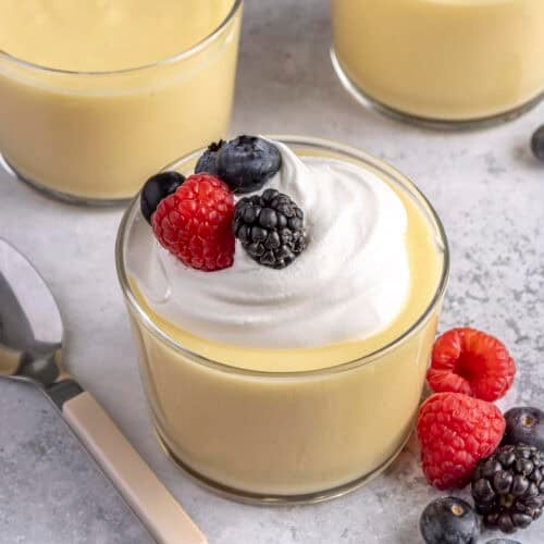 Homemade pudding recipe.