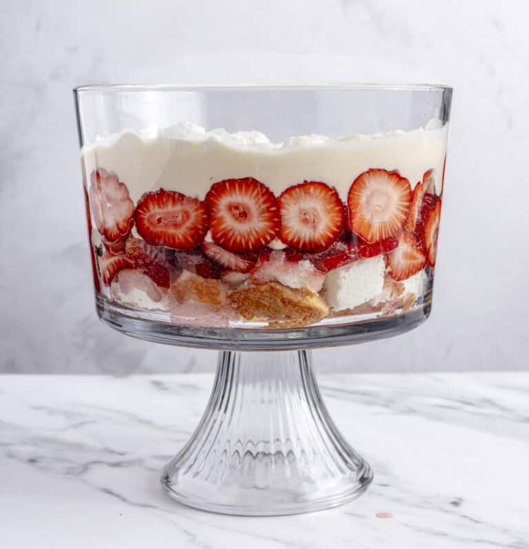 Strawberry Trifle Recipe with Homemade Layers