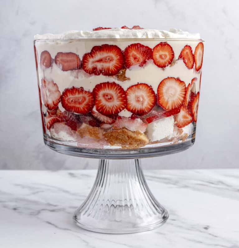 Strawberry Trifle Recipe with Homemade Layers