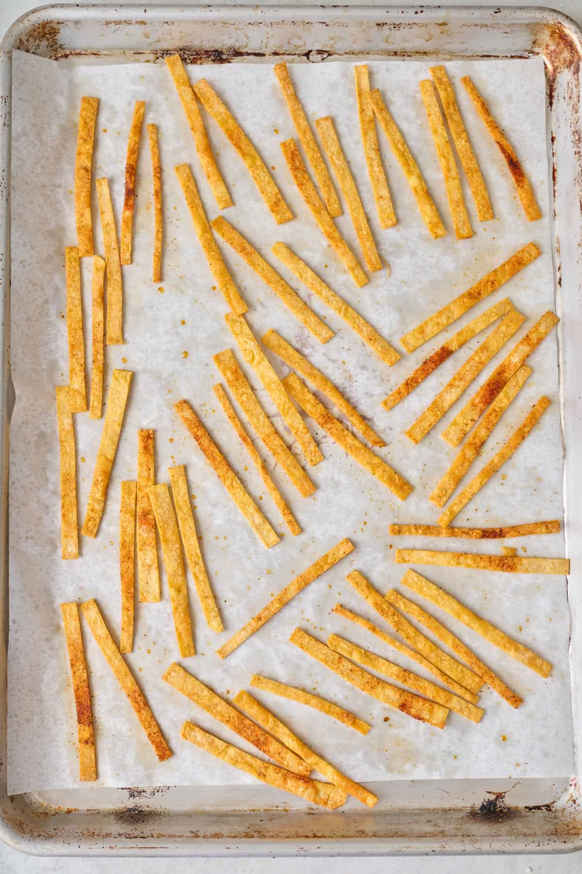 After baking.
