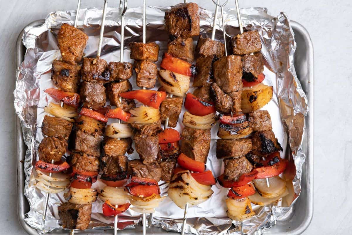 Beef shish kabob recipe.