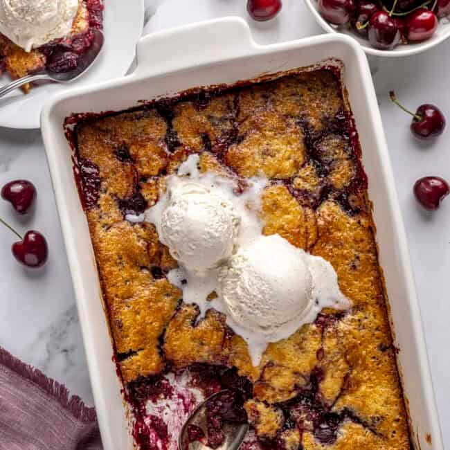 Cherry cobbler recipe.