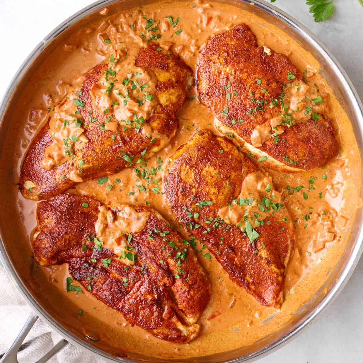 Creamy Cajun chicken recipe.