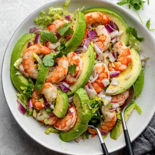 Shrimp avocado recipe.