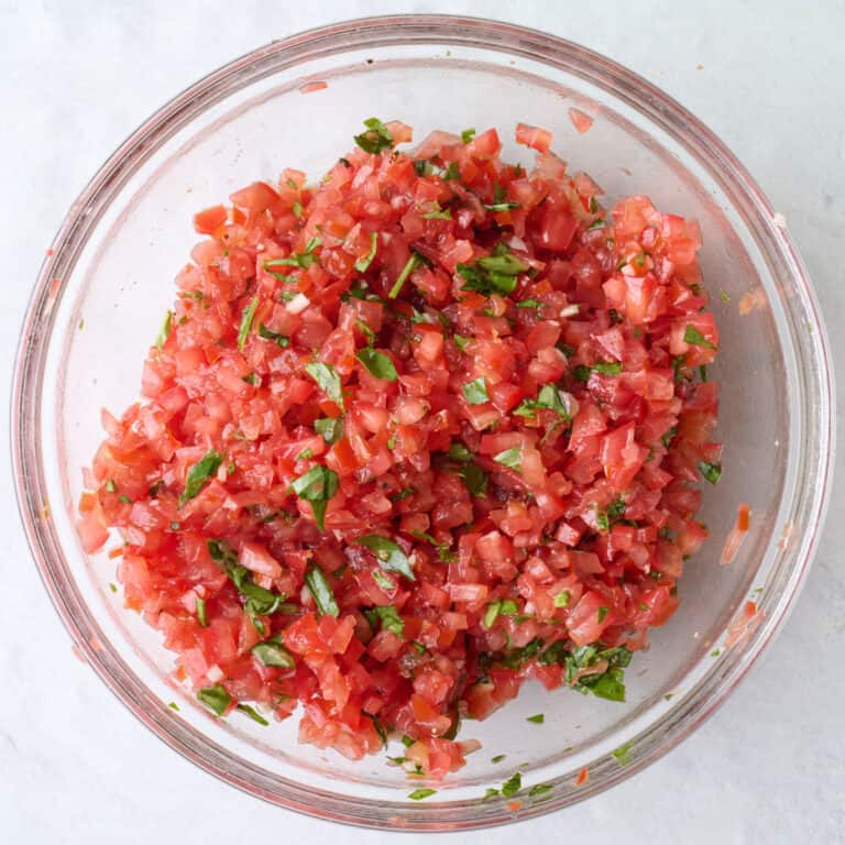 Bruschetta Recipe with Tomatoes Basil and Balsamic