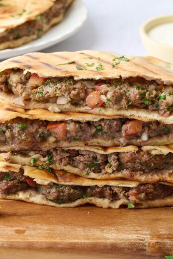 Ground beef arayes recipe.