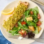 Pistachio crusted salmon recipe.