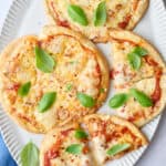 Pita pizza recipe.