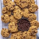 Banana oatmeal cookies recipe.