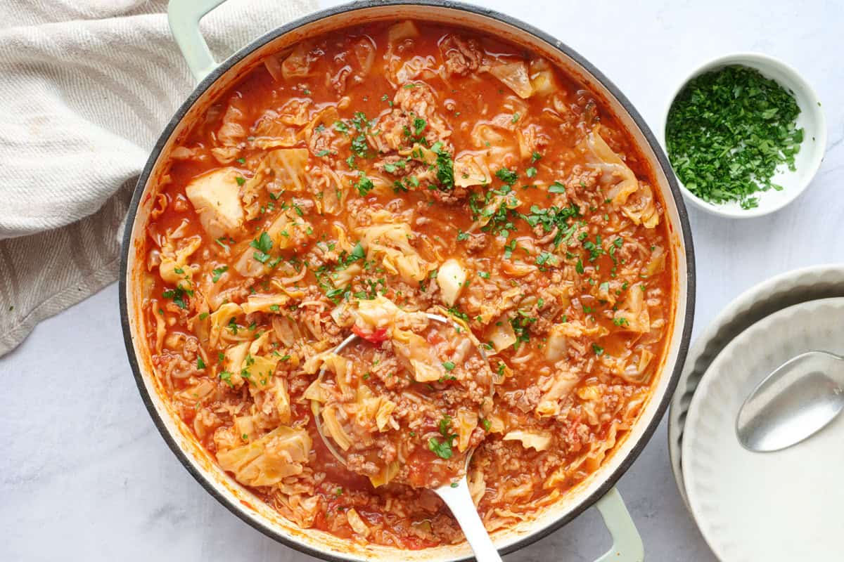 Best cabbage roll soup.