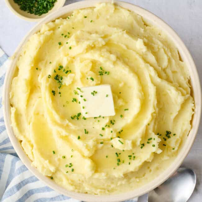 Homemade mashed potato recipe.