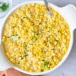 Homemade creamed corn recipe.