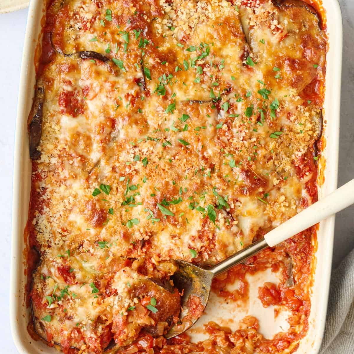 Eggplant casserole recipe.