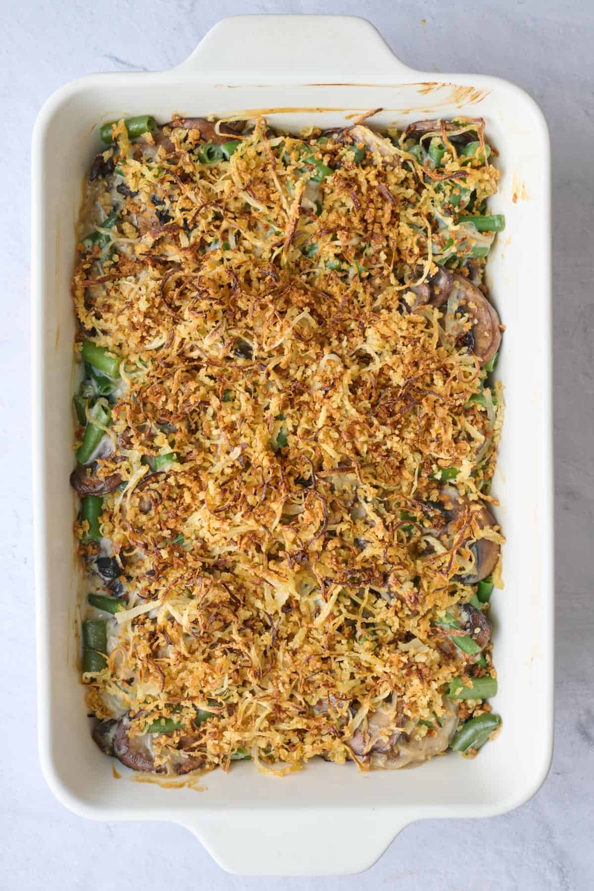 Recipe after baking and crisp.