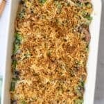 Homemade green bean casserole recipe.