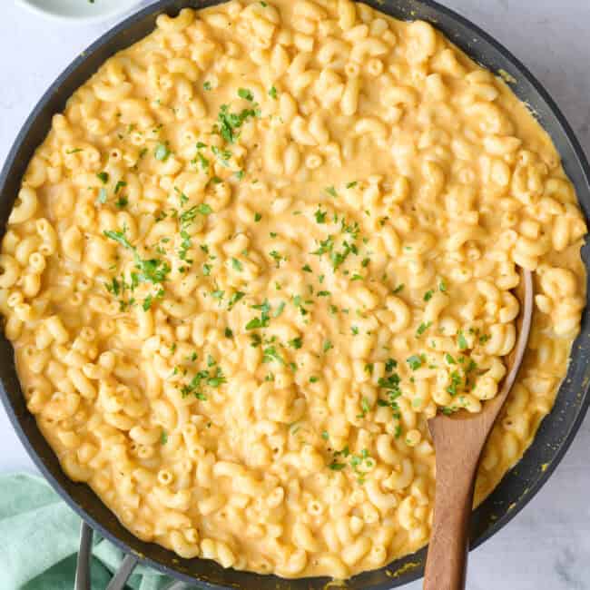 Pumpkin mac and cheese recipe.