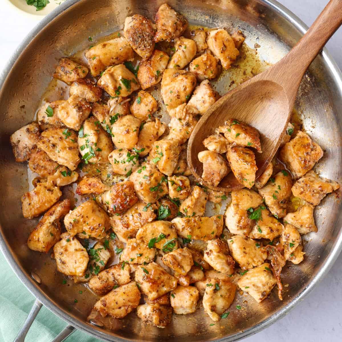 Crispy chicken bites recipe.