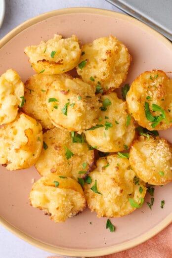Mac and cheese bites recipe.