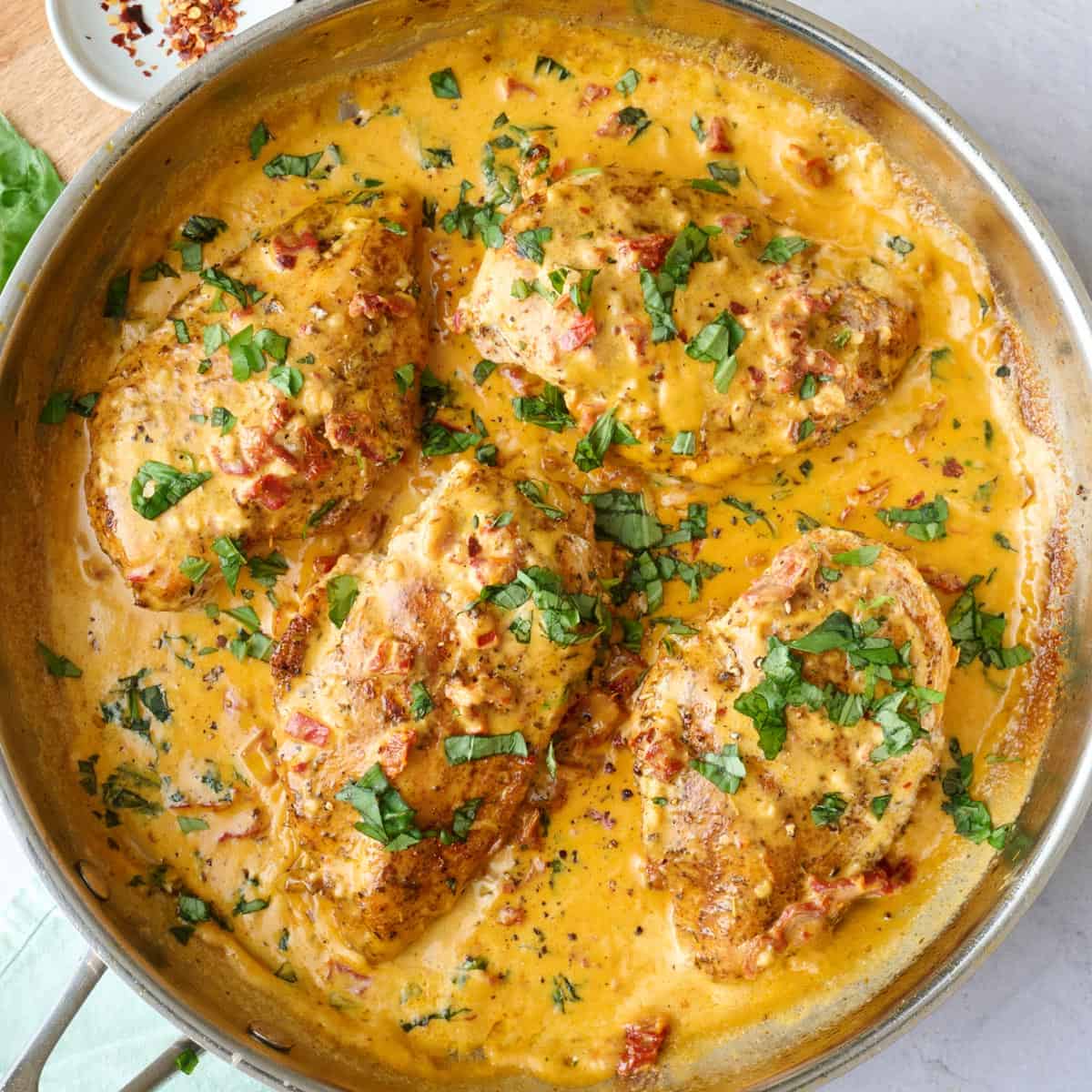 Easy marry me chicken recipe.