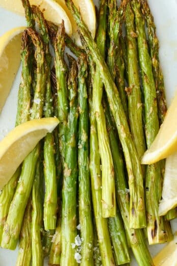Oven roasted asparagus recipe.