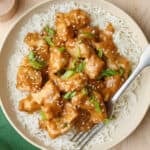 Peanut butter chicken recipe.