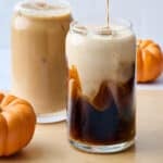 Homemade pumpkin cream cold brew recipe.