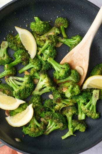 Easy sauteed broccoli recipe.