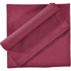 Burgundy Cloth Napkins.