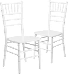 White Wood Chiavari Chair.
