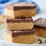 Chocolate peanut butter bar recipe.