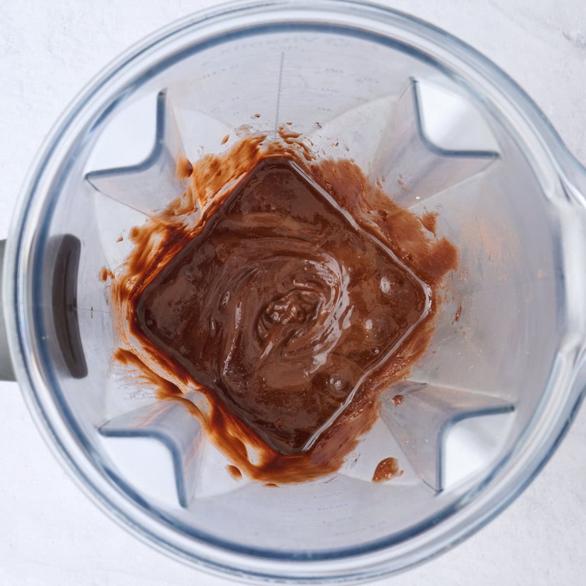Hazelnut spread after blending in a blender.