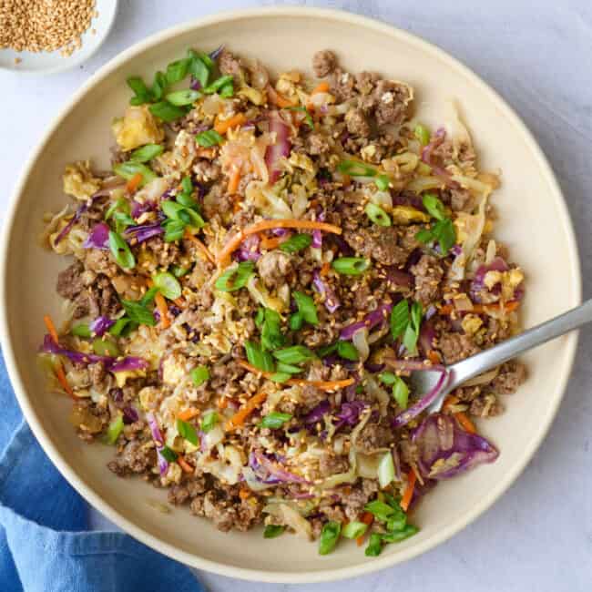 Best egg roll in a bowl recipe.