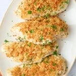 Garlic parmesan chicken recipe.