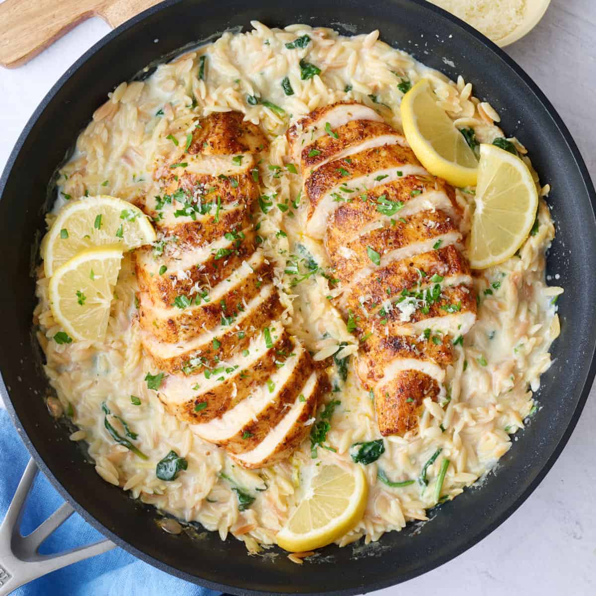 Lemon Chicken Orzo Recipe