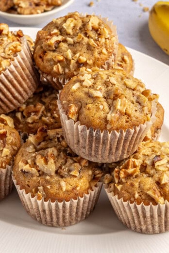 Banana nut muffin recipe.