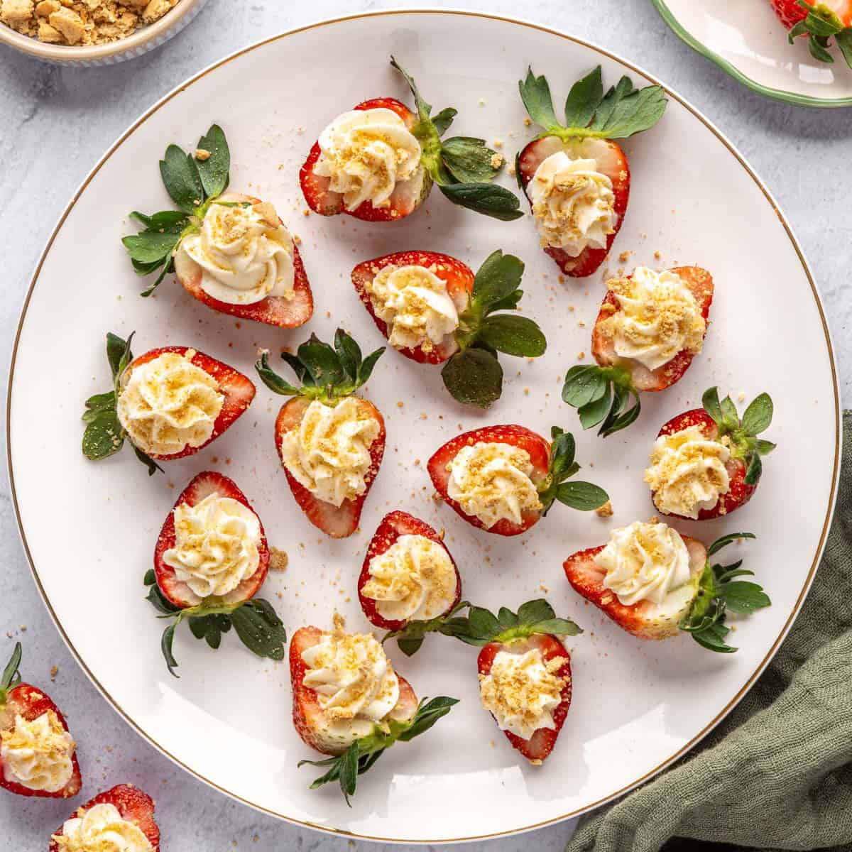 Deviled strawberries recipe.