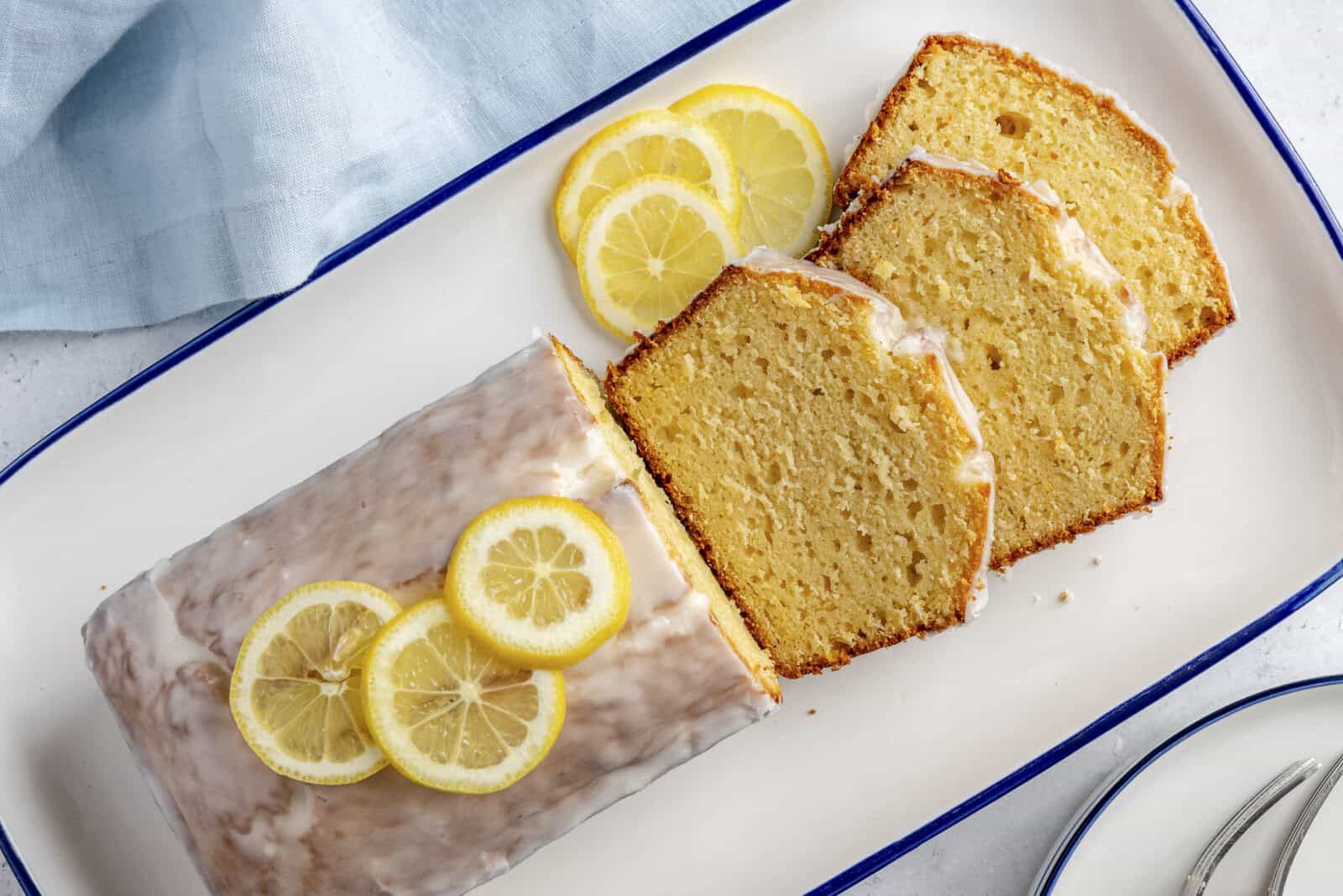 Best lemon quick bread recipe with a sweet lemon glaze.
