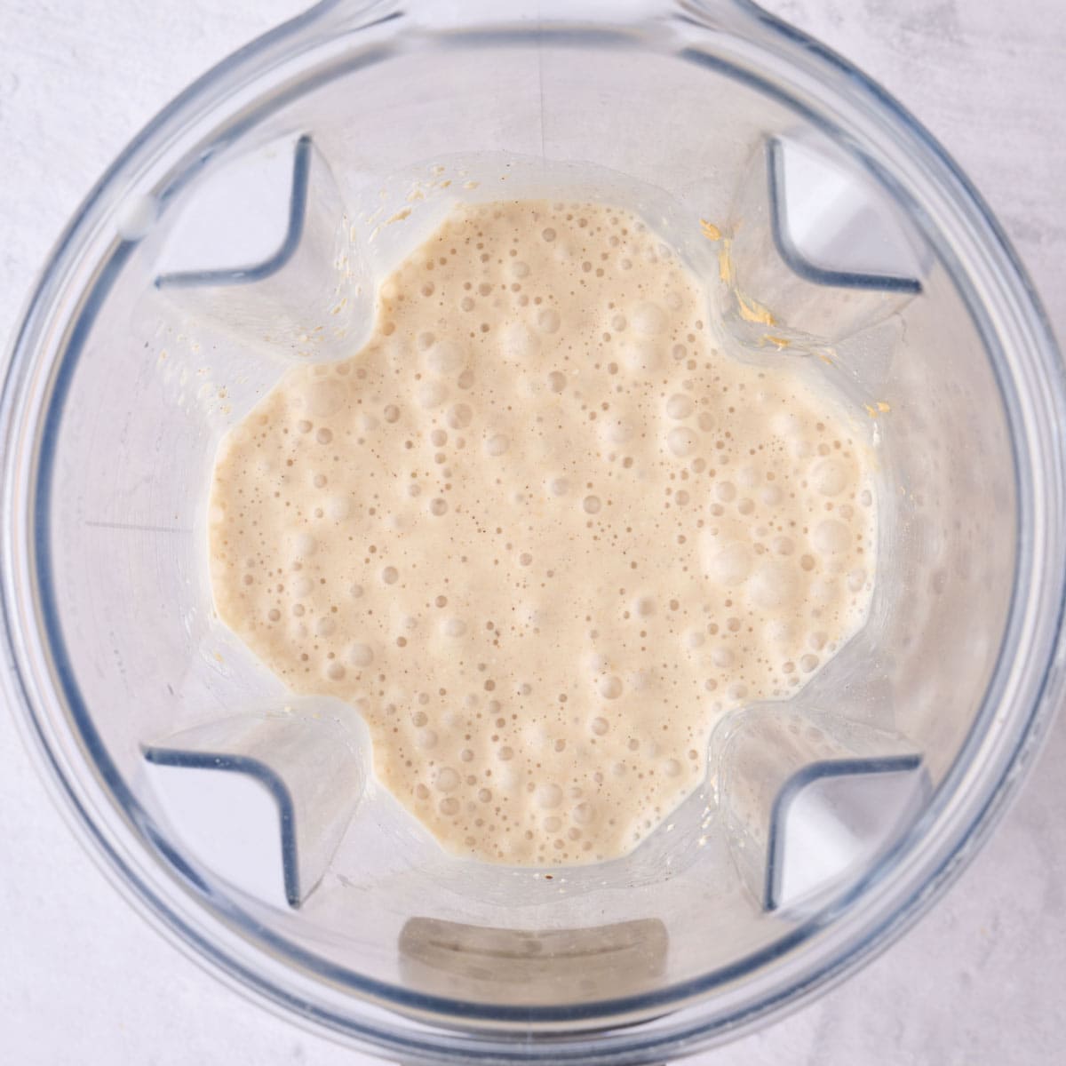 Smoothie recipe after blending smooth.