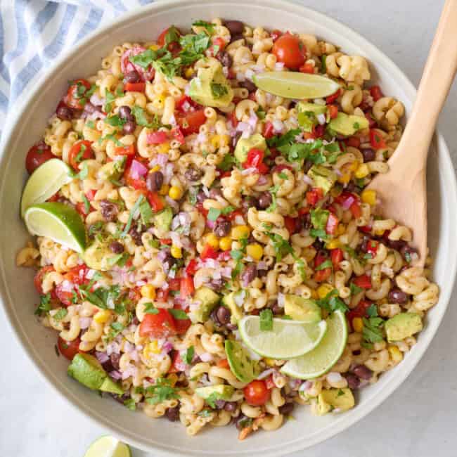 Bean pasta salad recipe.