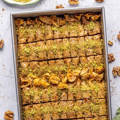 Burma baklava rolls recipe.