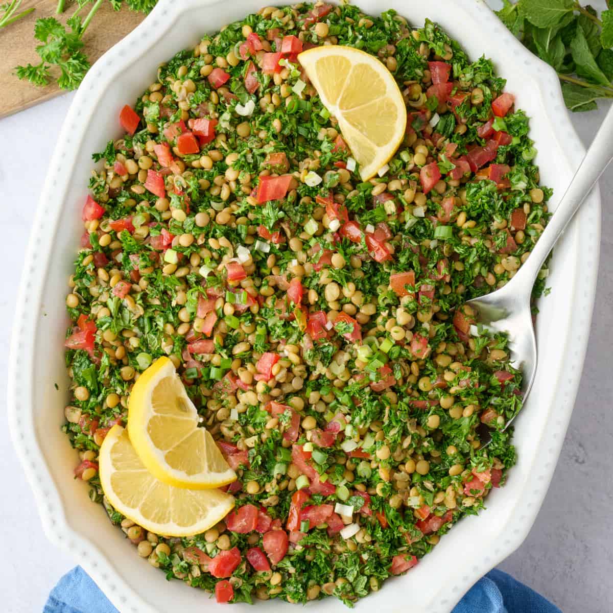 Lentil Tabbouleh Recipe