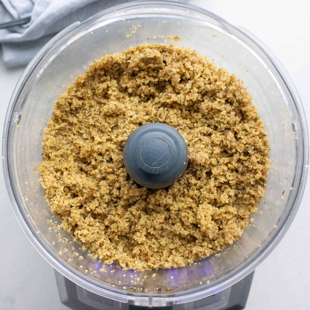 Bulgur mixture after processing.