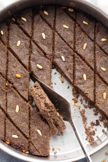 Baked kibbeh recipe.
