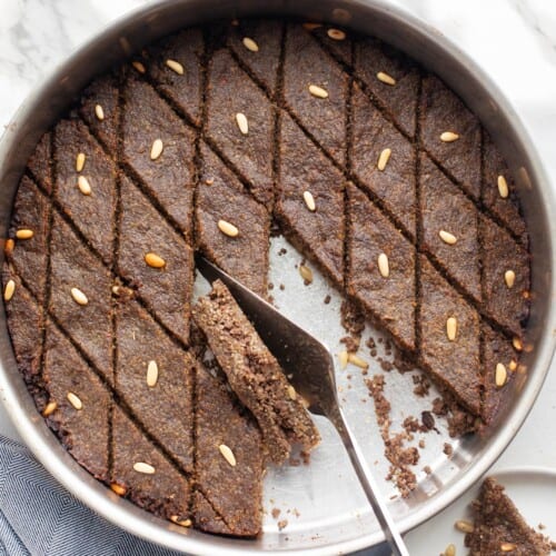 Baked kibbeh recipe.