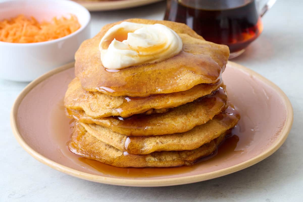 Best carrot cake pancake recipe.