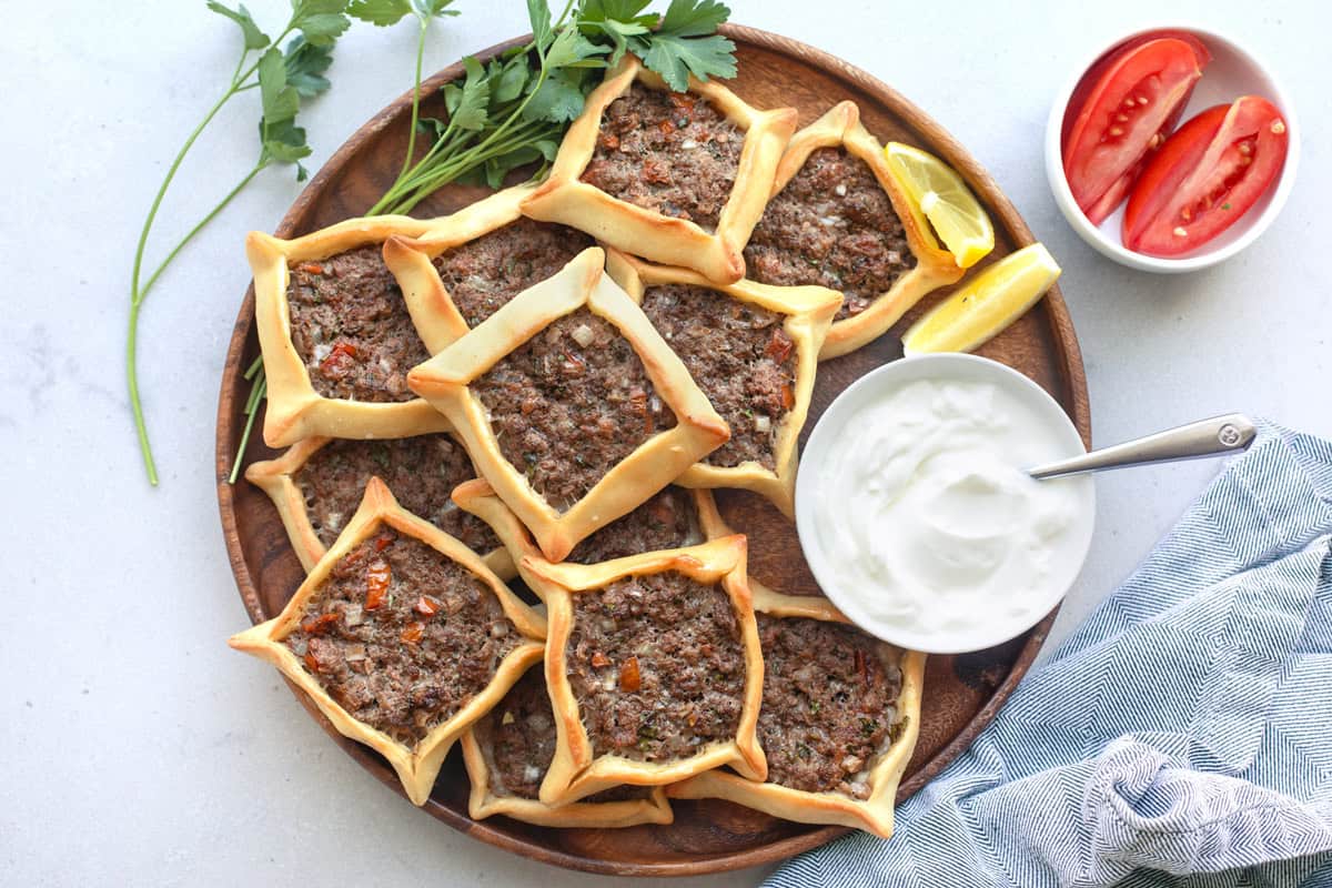 Best Lebanese meat pies recipe.