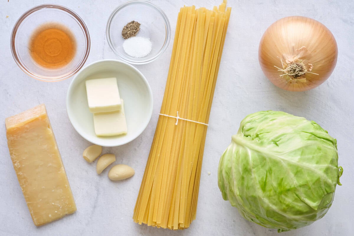 Ingredients before prepped.