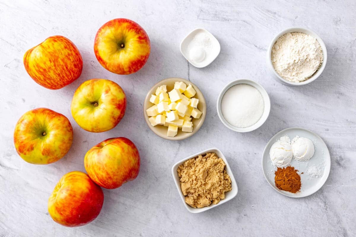 Ingredients before prepped.