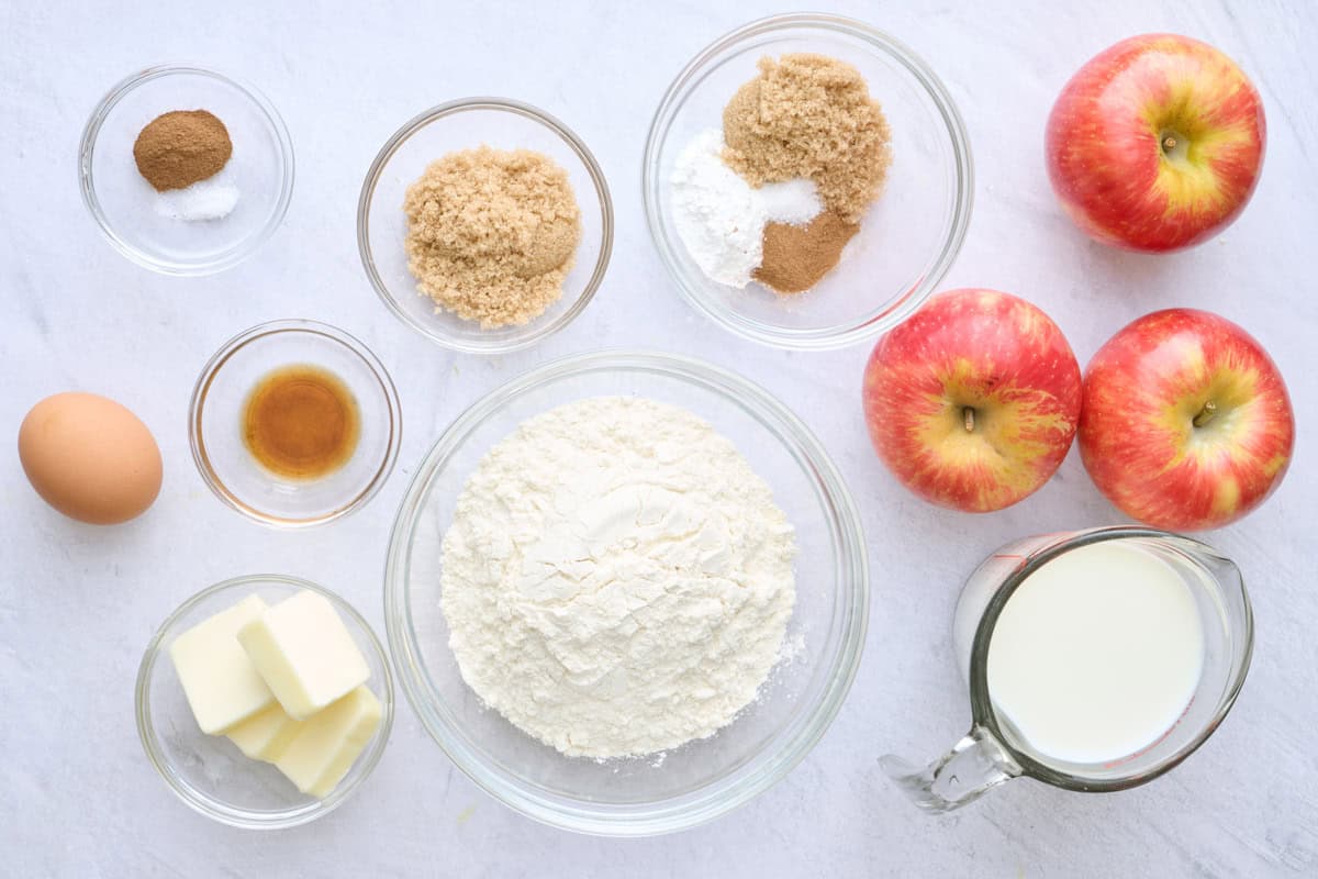 Ingredients before prepped.